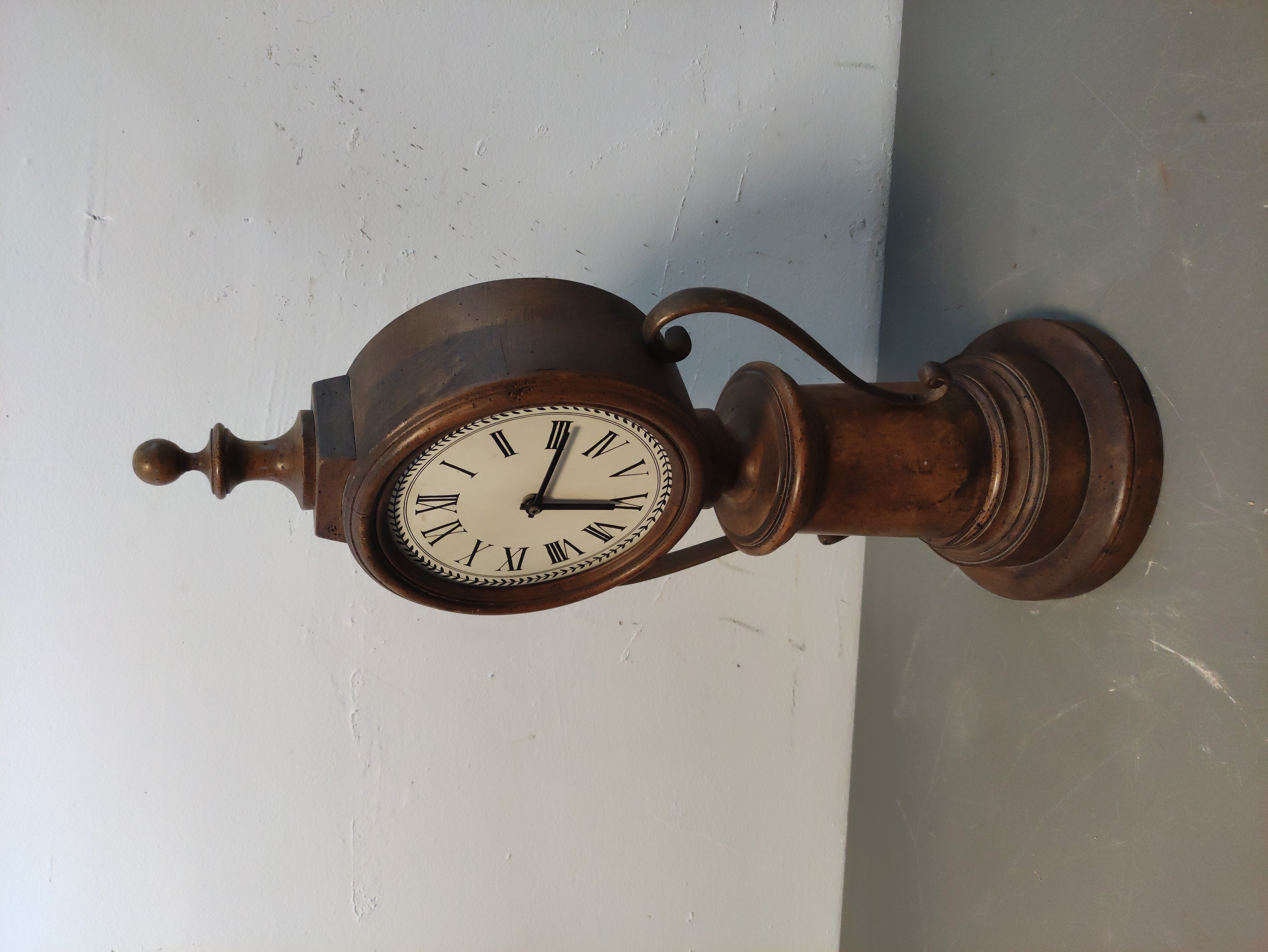 reloj sobremesa deco madera 62x21.5-27x9-21 1u